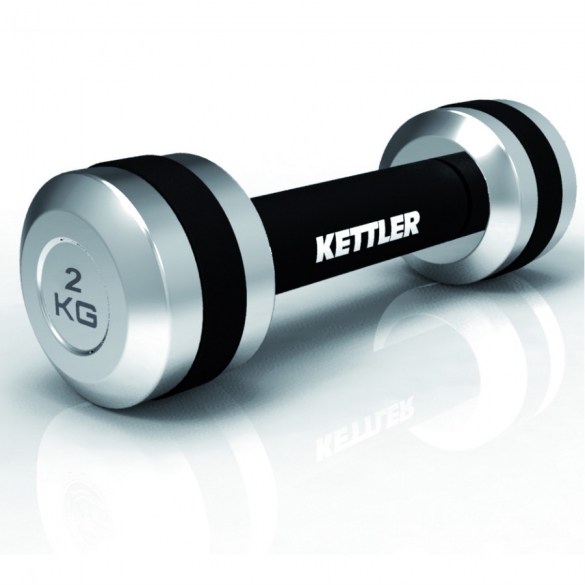 Kettler Chroom Dumbbells 2x2 kg 07371-060 07371-060